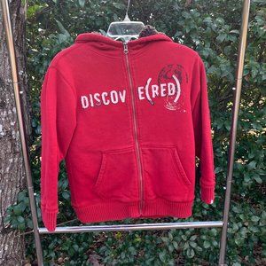 Gap Red Discovered Boys Medium Size 8 Winter Insulated Zip - Up Coat